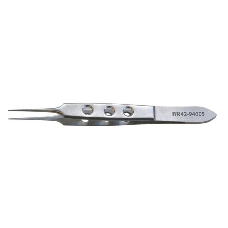 BISHOP HARMON IRIS FORCEPS, STRAIGHT, 1X2 TEETH, 0.3MM TIP, 3½", SOLD AS EACH BR 10000598