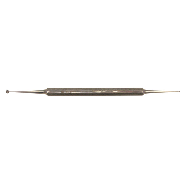 EXCAVATOR-PROBE CURETTE, DOUBLE END WITH HOLE, 2.5MM-1.5MM, 5½", SOLD AS EACH BR 10000598