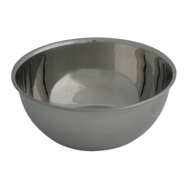 SPONGE BOWL, STAINLESS STEEL, 5¾" X 2", 1 QT CAPACITY, SOLD AS EACH BR 10000598