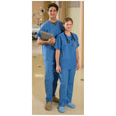 SCRUB TOP, SMALL, BLUE, V-NECK, CHEST POCKET, LIMITED USE, 60/CS, SOLD AS CASE ENCOMPASS 10000646