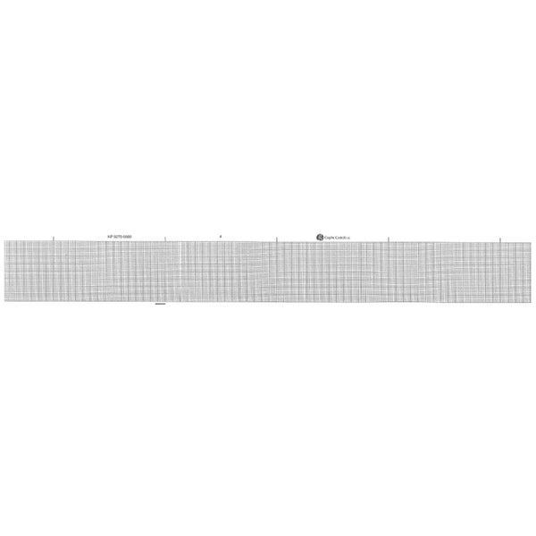 Graphic Controls Cardiology Chart Paper Chart Paper, Hewlett Packard 9270-0980, 1.97" X 1000 Ft, Black Grid, 10/Cs -7G20060622
