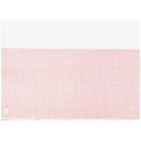 Graphic Controls Cardiology Chart Paper Chart Paper, Hewlett Packard M1707A, 8.497" X 183 Ft, Red Grid, 8/Cs -7G30768678