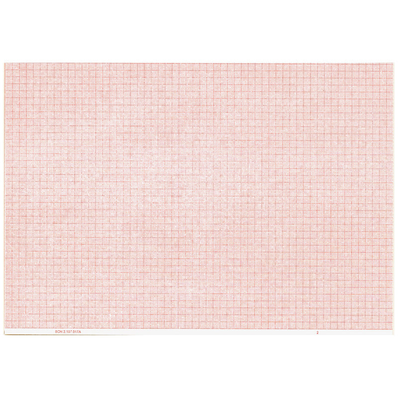 Graphic Controls Cardiology Chart Paper Chart Paper, Schiller 2.157017A, 8.267" X 183 Ft, 6/Cs -7G32016959