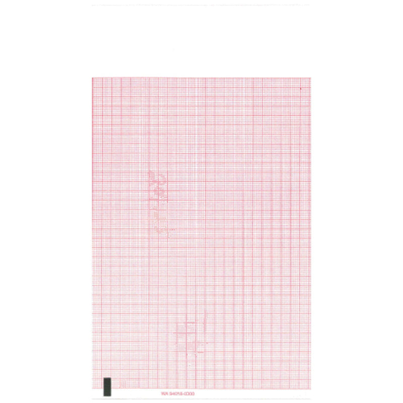 Graphic Controls Cardiology Chart Paper Chart Paper, Welch Allyn 94016-0000, 8_" X 183 Ft, 5/Cs -7G32018263