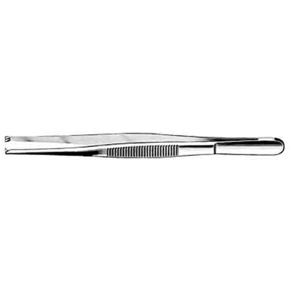 TISSUE FORCEPS, STANDARD PATTERN, SERRATED HANDLES, 1X2 TEETH, 6", SOLD AS EACH PRECISION 10000686