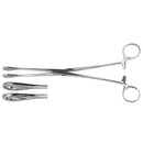 SPONGE FORCEPS, SERRATED JAWS, STRAIGHT, 9½", SOLD AS EACH PRECISION 10000686