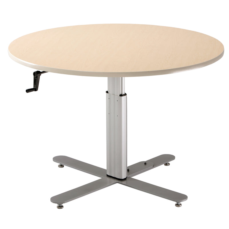 INFINITY™ MOBILE POWERED HEIGHT-ADJUSTABLE TABLE FOR CHANGING 7 TREATMENT, 72"L X 34"W, DOVE GRAY VINYL TOP FINISH, GRAPHITE SILVE, SOLD AS EACH POPUL