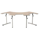 ADJUSTABLE STUDENT DESK WITH STORAGE & TILT, 40"L X 24"W, AVAILABLE IN ALL FINISHES, INDICATE COLOR CODE, SOLD AS EACH POPULAS 10000819