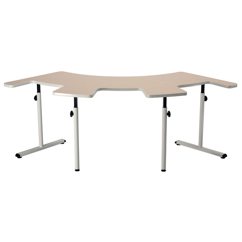 ADJUSTABLE STUDENT DESK WITH STORAGE & TILT, 40"L X 24"W, AVAILABLE IN ALL FINISHES, INDICATE COLOR CODE, SOLD AS EACH POPULAS 10000819