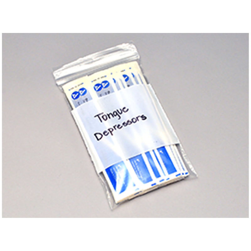 SINGLE TRACK SEAL TOP RECLOSABLE BAG, CLEAR, 2 MIL, 3" X 10", 1000/CS, SOLD AS CASE LK 10000874