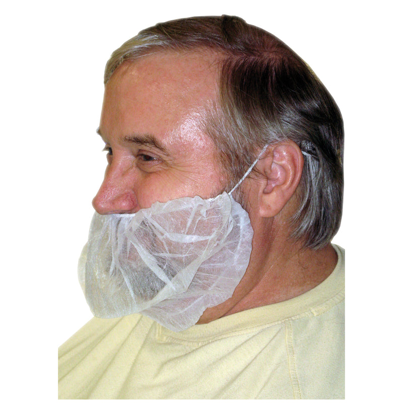 POLYPROPYLENE BEARD COVERS, 500/CS, SOLD AS CASE HOSPECO 10000901