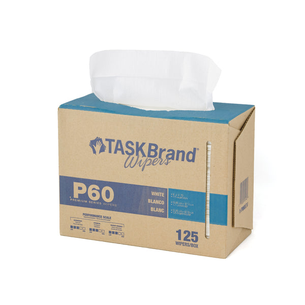 TASKBRAND® P80 PD HYDROSPUN, POLYWRAPPED, RED, 12" X 13", 475/RL, 1 RL/CS, SOLD AS CASE HOSPECO 10000901
