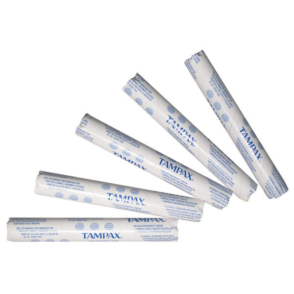REGULAR TAMPAX® IN VENDING TUBE, 500/CS, SOLD AS CASE HOSPECO 10000901