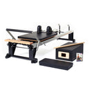 V2 MAX REFORMER BUNDLE INCLUDES 1 EA: V2 MAX REFORMER, PADDED PLATFORM EXTENDER, REFORMER BOX, MAPLE ROLL-UP POLE, SOLD AS EACH MERRITHEW 10000956