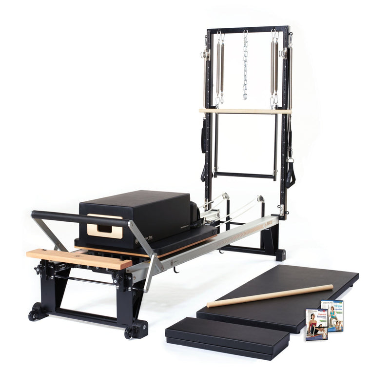 Merrithew V2 Max Plus Reformer Bundle V2 Max Plus Reformer Bundle Includes 1 Ea: V2 Max Plus Reformer, Mat Converter, Padded Platform Extender, Reformer Box, Maple Roll-Up Pole (Price Subject To Change Without Notice) -ST-01083
