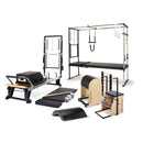 ENHANCED ONE-ON-ONE STUDIO BUNDLE INCLUDES 1 EA: CADILLAC, V2 MAX PLUS REFORMER, MAT CONVERTER, PADDED PLATFORM EXTENDER, REFORMER, SOLD AS EACH MERRI