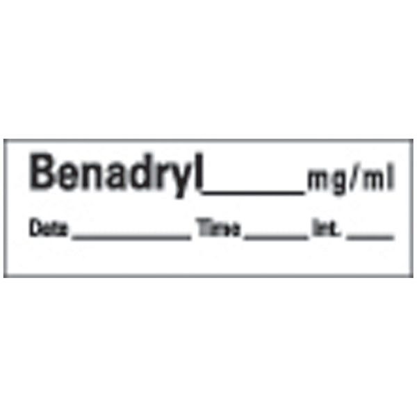 SUFENTANIL SYRINGE LABELS, BLUE, 500"/RL, SOLD AS ROLL PRECISION 10001102