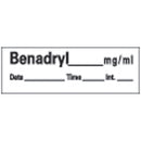 PENTOTHAL DATE 25MG/ML SYRINGE LABELS, YELLOW, 500"/RL, SOLD AS ROLL PRECISION 10001102