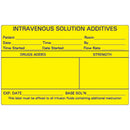MEDICATION ADDED IV LABELS, 3" X 2", FLUORESCENT RED, 500/RL, SOLD AS ROLL PRECISION 10001102