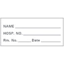 SPECIMEN TAPE, 3½" X 1½", WHITE/ RED, IMPRINT, 143/RL, SOLD AS ROLL PRECISION 10001102