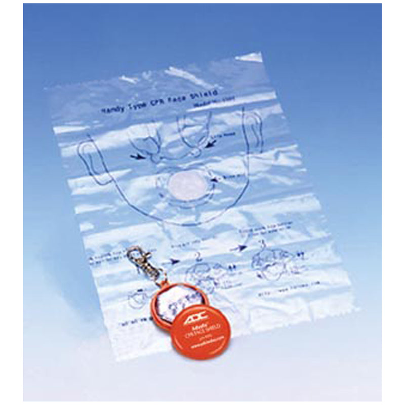 FACE SHIELD WITH KEYCHAIN CASE, BLACK, SOLD AS EACH AMERICAN 10