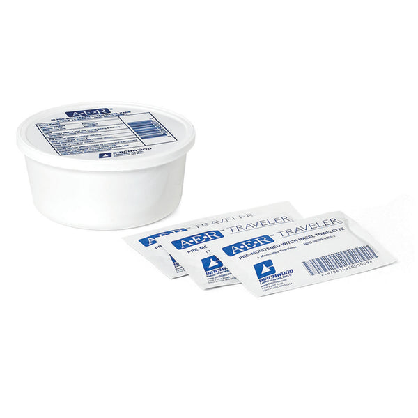 TRAVELER PRE-MOISTENED WITCH HAZEL TOWELETTE, 20/BX, 6 BX/CS, SOLD AS CASE BIRCHWOOD 19