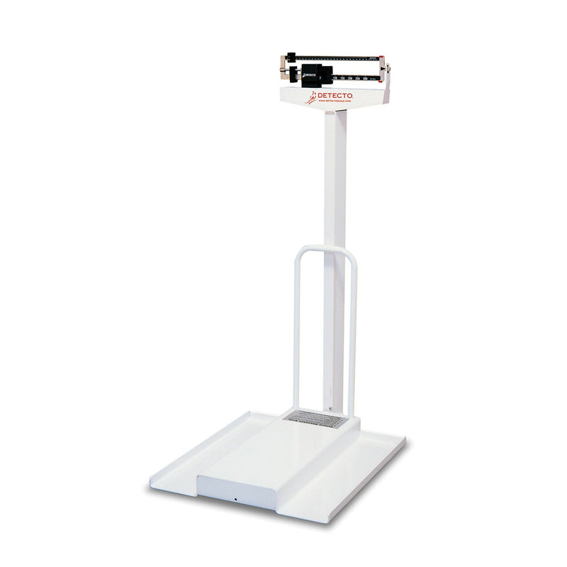 Detecto Wheelchair Scales Scale Wheelchair Weighbeamwheelchair Rmp 450Kgx4G -485