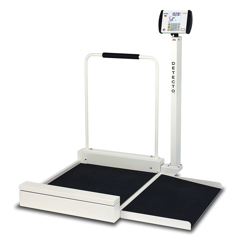 Detecto Stationary Wheelchair Scales Scale Wheetchair Stationarydigital 800Lbx0.2Lb -6495