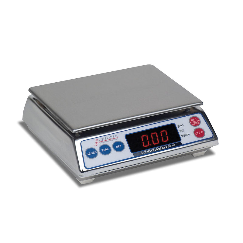 Detecto Electronic Digital Portion Control Scale Scale Portion Control 8Lb Cap7.998Lbx002Lb Ss -AP-8