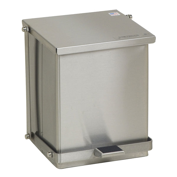 STEP-ON CAN, 48 QT, RED, SOLD AS EACH DETECTO 233