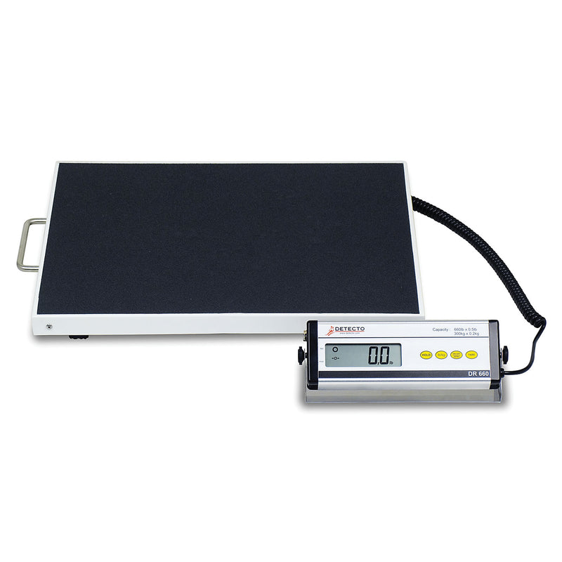 HEALTHCARE SCALE, DIGITAL, 660 LB X .5 LB / 300 KG X .2 KG, SOLD AS EACH DETECTO 233