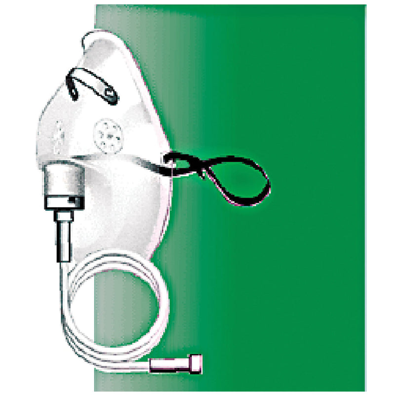 HIGH CONCENTRATION, NON-REBREATHER, 7 FT OXYGEN TUBING, UNDER-THE-CHIN, ELASTIC STRAP STYLE CHECK VALVE, ONE SIDE VALVE, SINGLE PA, SOLD AS BOX MADA 7