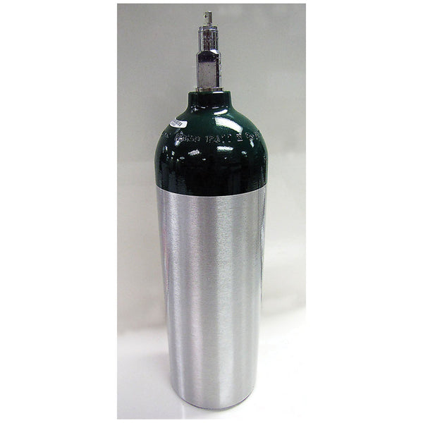 Mada Empty Aluminum Oxygen Cylinders M22 (650 Liters) Oxygen Cylinder, Cga-870 Wrench Valve (Surcharge May Apply) -1502JSE