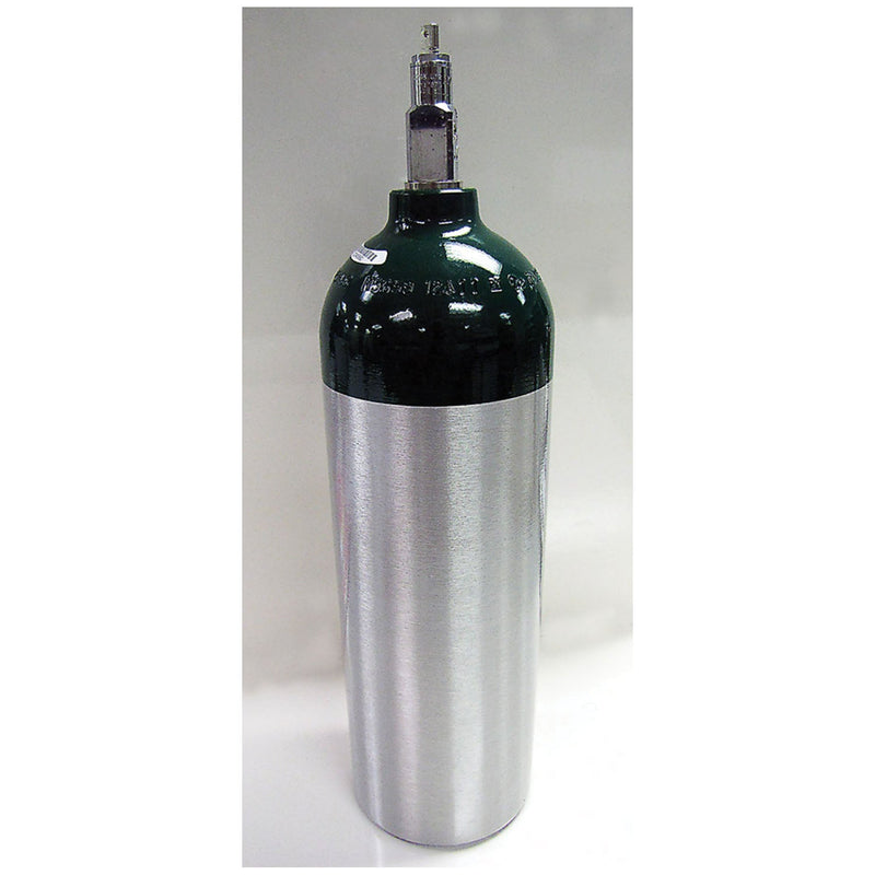 Mada Empty Aluminum Oxygen Cylinders M22 (650 Liters) Oxygen Cylinder, Cga-870 Wrench Valve (Surcharge May Apply) -1502JSE