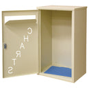 MEDICAL DROP BOX, LIGHT GREY, 26¾"H X 16"W X 12"D, SOLD AS EACH OMNIMED, 94