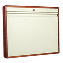 WALL DESK, SINGLE SIZE, SELF CLOSE, PUSH BUTTON LOCK, OAK, SOLD AS EACH OMNIMED, 94