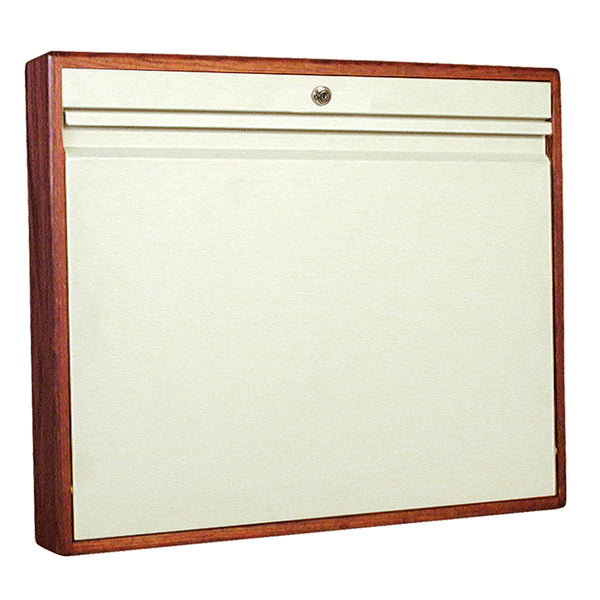 WALL DESK, SINGLE SIZE, SELF CLOSE, PUSH BUTTON LOCK, OAK, SOLD AS EACH OMNIMED, 94