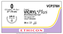 SUTURE, TAPER POINT, SIZE 0, 27", VIOLET BRAIDED, NEEDLE UR-5, 5/8 CIRCLE, 3 DZ/BX, SOLD AS BOX ETHICON 243