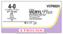 SUTURE, STRAIGHT CUTTING NEEDLE, SIZE 4-0, 27", UNDYED BRAIDED, NEEDLE KS, STRAIGHT, 3 DZ/BX, SOLD AS BOX ETHICON 243
