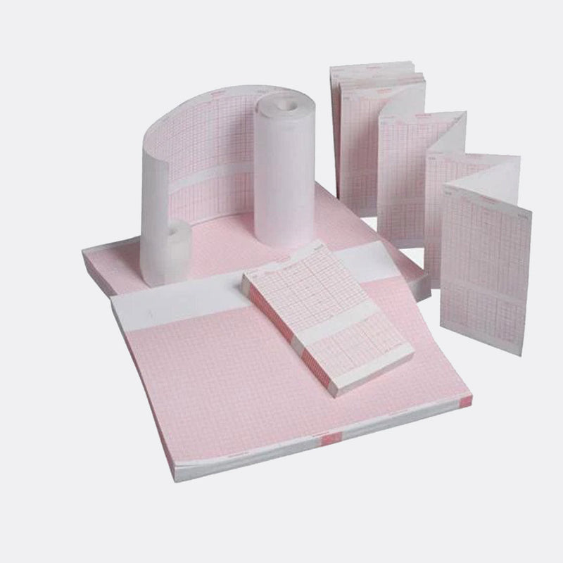 Airlife Ecg/Ekg Paper. Chart Paper, 200 Mm, Case/ Case 8000, 150 Sheets/Pk, 16 Pk/Cs (Continental Us Only). Chart Paper 8.5X11 Full Redgrid 150Sht/Pk 