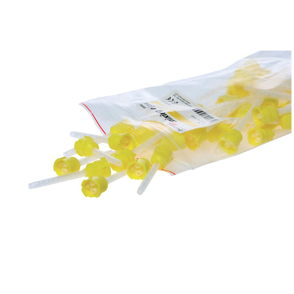 Zhermack Vps Bite Registration Registration Bite Mixing Tips Sm Yel 48/Bg, ACCESSORY / PART ONLY -C202070