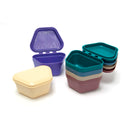DENTURE BOX, ASSORTED COLORS : MIDNIGHT BLUE, PLUM, GRAY TEAL, 12/BG, SOLD AS BAG QUALA 10000640