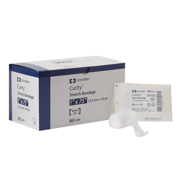 CURITY™ STERILE CONFORMING BANDAGE, 1 X 75 INCH, 1-PLY, SOLD AS 12/BAG CARDINAL 2230-