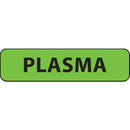 LABEL, PLASMA 1 1/4"X5/16" FLURSNT GRN (760/RL) PROFTP, 1/RL