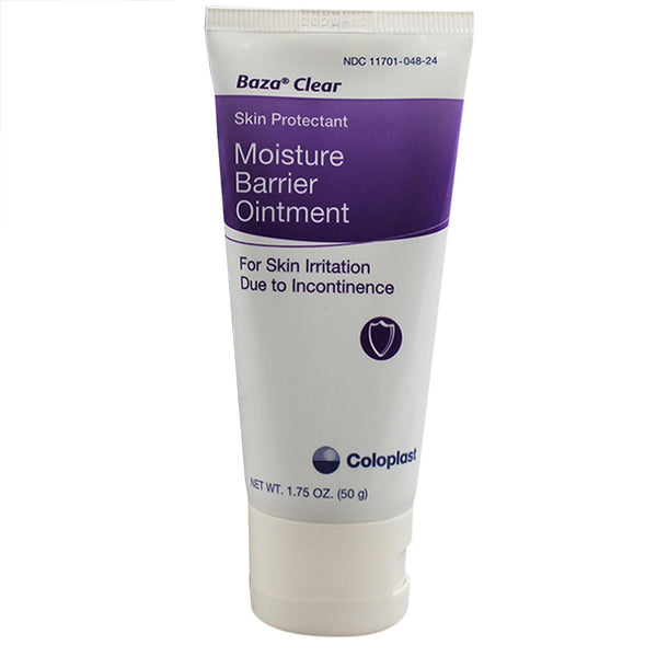 BAZA® CLEAR MOISTURE BARRIER OINTMENT, CHG COMPATIBLE, 1.75-OUNCE TUBE, SOLD AS 12/CASE COLOPLAST 1005