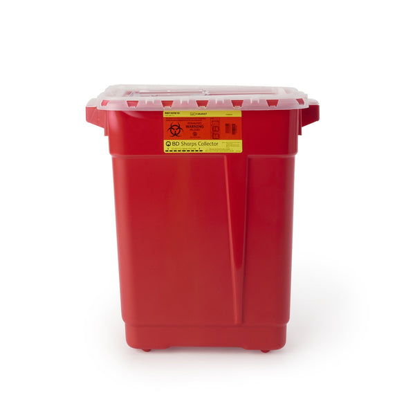 BD MULTI-PURPOSE SHARPS CONTAINER, 9 GALLON, 18-1/2 X 17-3/4 X 11-3/4 INCH, SOLD AS 8/CASE BD 305616