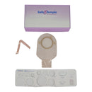 POUCH, OST 2PC DRN FLNG BELT TAB BGE 9" 70MM (10/BX 8BX/CS), 80/CS