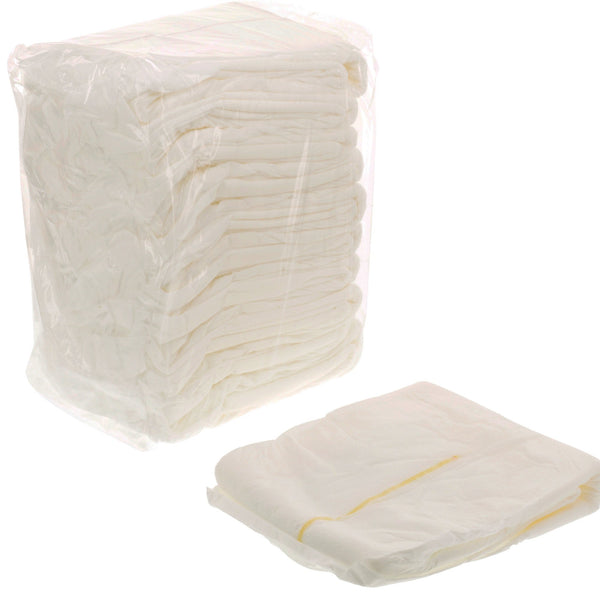 WINGS™ BASIC QUILTED ADULT INCONTINENCE BRIEFS, MEDIUM, SOLD AS 10/BAG CARDINAL 55033