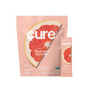 Cure Electrolyte Drink Mix made with Coconut Water, Grapefruit, 7.7-gram Packets, 14/PK