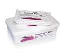 FLUSHABLE WIPES, SPUNLACE, PREMOISTENED, 9" X 13", SOFT PACK, 60/PK, 8 PK/CS, SOLD AS CASE AMD-MEDICOM 10000212